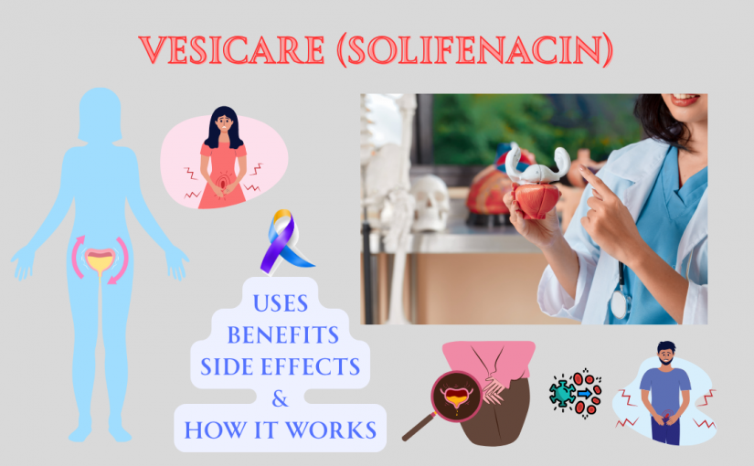 Vesicare (Solifenacin): Uses, Benefits, Side Effects, & How it Works